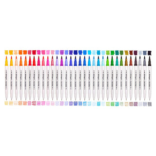 Twin-Tip™ Brush & Fine Line Pens - Water-Based Ink - 32 Colors