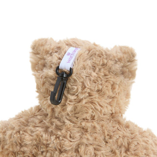 Brown Curly Bear Bag Charm