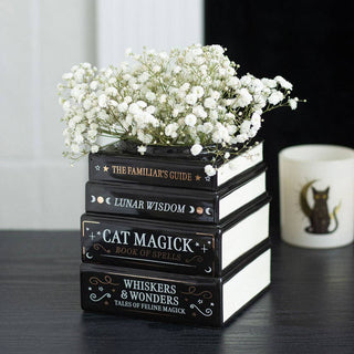 Magick Book Stack Shaped Vase