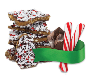 Dark Chocolate Peppermint Toffee