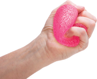 NeeDoh Gumdrop Sugar Ball - Thick Glue/Gel Stretch Ball - PINK