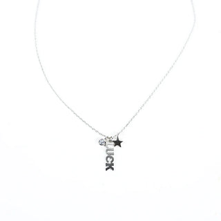ALL LUCK CHARM NECKLACE - SILVER